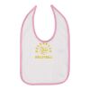 Infant Contrast Trim Premium Jersey Bib Thumbnail