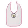 Infant Contrast Trim Premium Jersey Bib Thumbnail