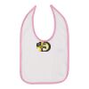 Infant Contrast Trim Premium Jersey Bib Thumbnail