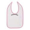 Infant Contrast Trim Premium Jersey Bib Thumbnail