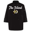 Ten Pearl Button Black Chef Coat Thumbnail