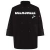 Ten Pearl Button Black Chef Coat Thumbnail