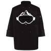 Ten Pearl Button Black Chef Coat Thumbnail