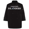 Ten Pearl Button Black Chef Coat Thumbnail