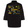 Ten Pearl Button Black Chef Coat Thumbnail