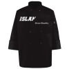 Ten Pearl Button Black Chef Coat Thumbnail