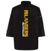 Ten Pearl Button Black Chef Coat Thumbnail