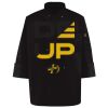 Ten Pearl Button Black Chef Coat Thumbnail