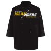 Ten Pearl Button Black Chef Coat Thumbnail