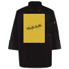 Ten Pearl Button Black Chef Coat Thumbnail