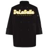 Ten Pearl Button Black Chef Coat Thumbnail