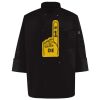 Ten Pearl Button Black Chef Coat Thumbnail