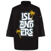 Ten Pearl Button Black Chef Coat Thumbnail