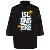 Ten Pearl Button Black Chef Coat Thumbnail