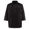 Black Knot Button Chef Coat Thumbnail