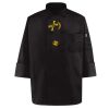 Black Knot Button Chef Coat Thumbnail