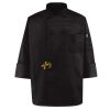 Black Knot Button Chef Coat Thumbnail