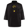 Black Knot Button Chef Coat Thumbnail