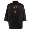 Black Knot Button Chef Coat Thumbnail