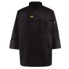 Black Knot Button Chef Coat Thumbnail