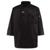 Black Knot Button Chef Coat Thumbnail