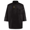Black Knot Button Chef Coat Thumbnail